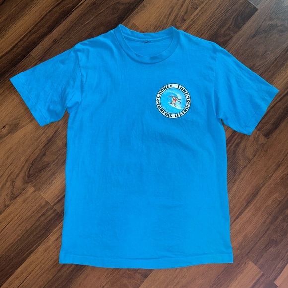Warner Bros. Other - 1994 Single Stich Tee Looney Tunes Surfing Legend Taz Warner Bros M Vintage Surf